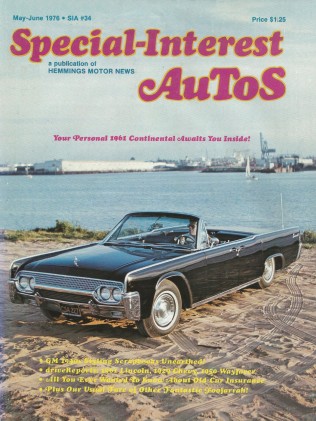 SPECIAL-INTEREST AUTOS 1976 MAY #34 - '57 CHEVY FUELIE,'61 CONTINENTAL DROPTOP